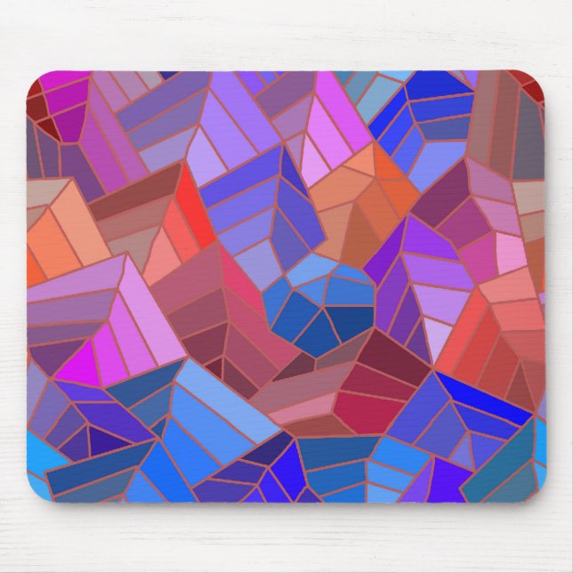 Fantasy Mountains View from the Sky Mouse Mat (Front)