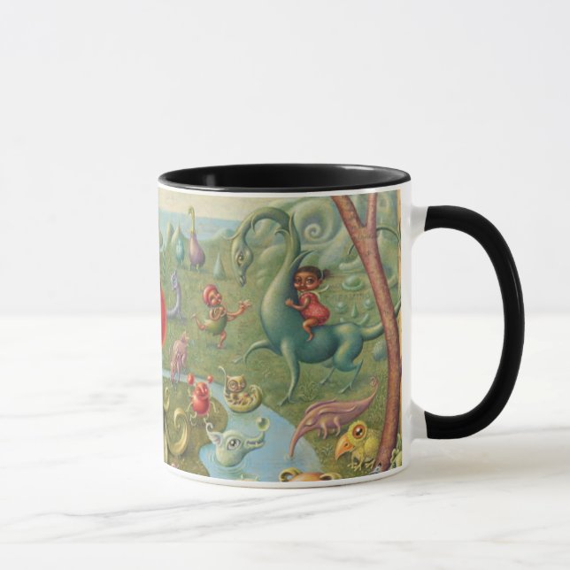 Fantasy Mug: Strawberry Girl Dreaming Mug (Right)