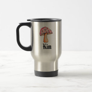 Fantasy Mushroom Tattoo Wooden Box Sign Travel Mug