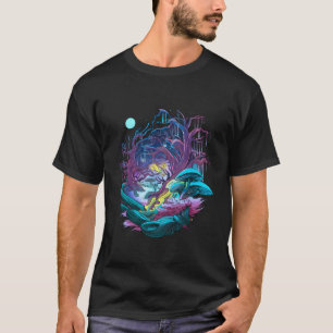 Fantasy Mushrooms Forest Psychedelic Trance T-Shirt