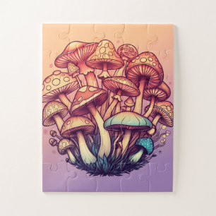 fantasy mushrooms jigsaw puzzle