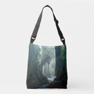Fantasy Mysterious Forest CG ART Crossbody Bag