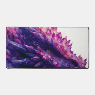 Fantasy Mystical Amethyst Crystal Dragon Beast Desk Mat