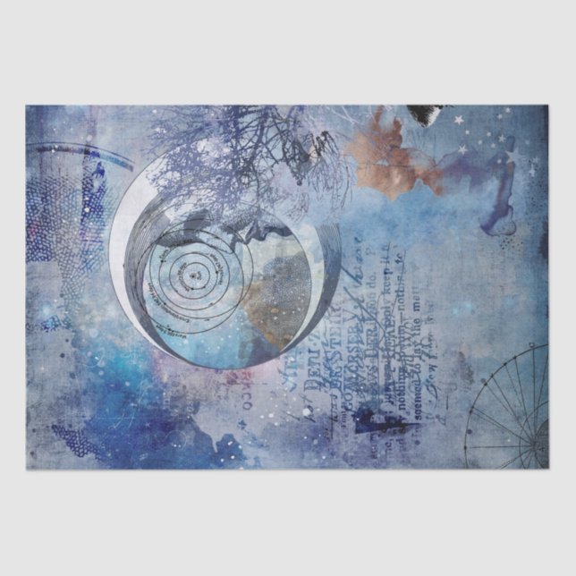 Fantasy Mystical Astrology Tissue Paper (Front)
