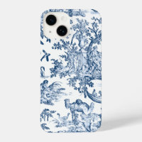 Fantasy Mythical Creatures Vintage Toile-Blue