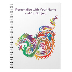 Fantasy Mythical Dragon Artwork Personalise Notebook