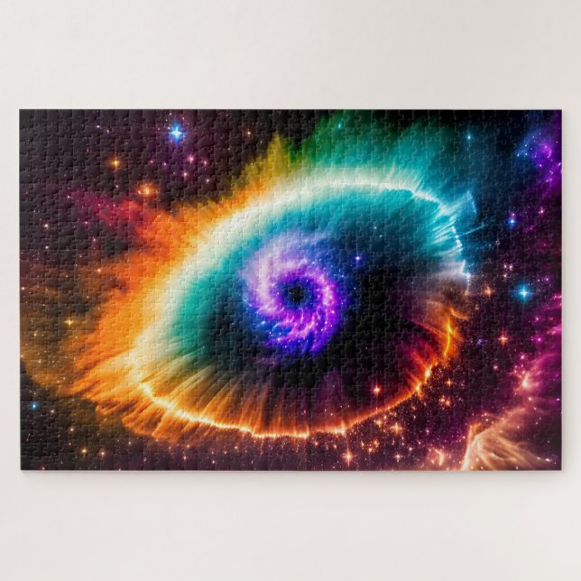 Fantasy Nebula Eye of the Centre of the Universe Jigsaw Puzzle (Horizontal)