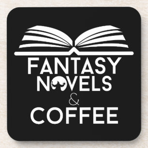 Fantasy Novels and Coffee Coaster
