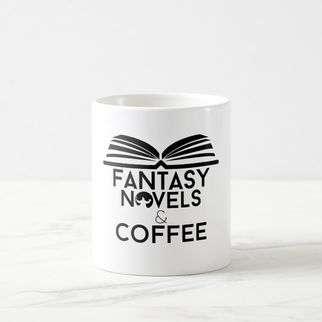 Fantasy Novels and Coffee Mug (Center)