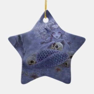 Fantasy Ornament - Dark Mermaid