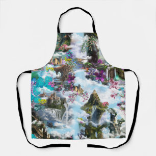 Fantasy Other worlds in the Clouds Apron