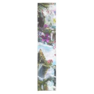 Fantasy Other worlds in the Clouds Short Table Runner