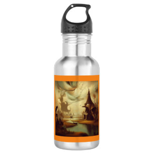 Fantasy Painting 3 - Mediaeval Landscape 532 Ml Water Bottle