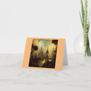 Fantasy Painting 8 - Horseback Rider Card