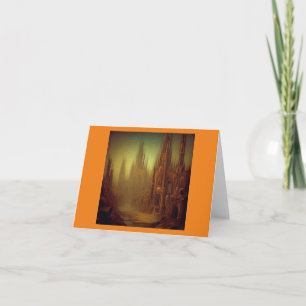Fantasy Painting 9 - Abandoned City Card