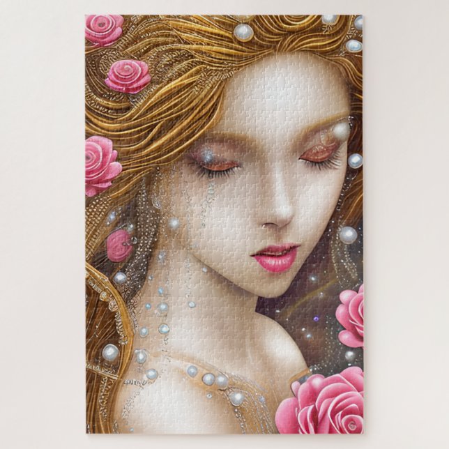 Fantasy Painting Chilbi Exquisite Delicate Copper Jigsaw Puzzle (Vertical)