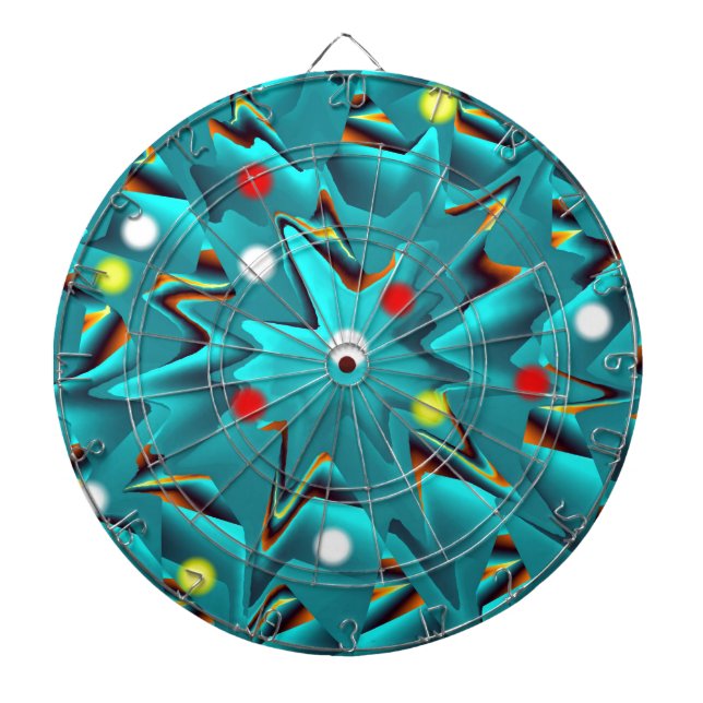 Fantasy pattern azul dartboard (Front)