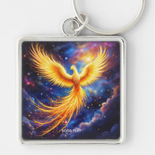 Fantasy Phoenix Stars Space Key Ring