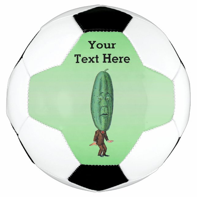 Fantasy Pickle Man Brown Suit Football (Front)