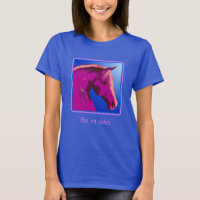 Fantasy Pink Horse Face Personalised