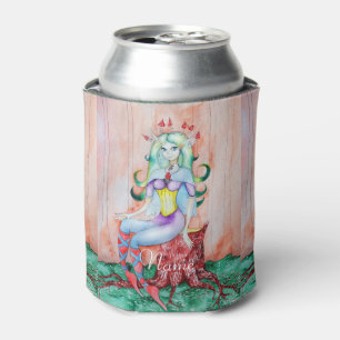 Fantasy Pixie Fairy Thunder_Cove Can Cooler