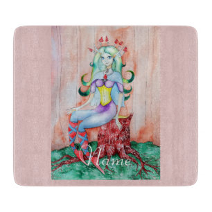 Fantasy Pixie Fairy Thunder_Cove Cutting Board