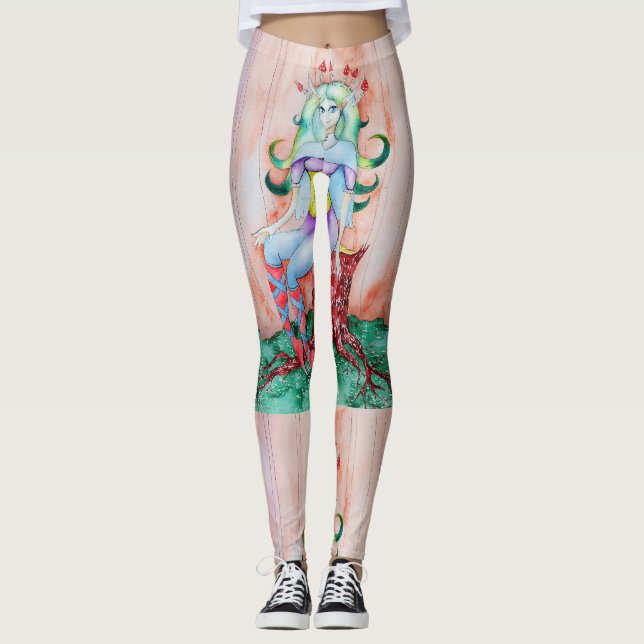 Fantasy Pixie Fairy Thunder_Cove Leggings (Front)