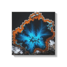 Fantasy Plume Agate Canvas Print