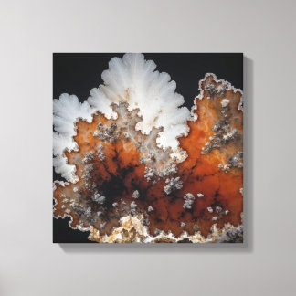 Fantasy Plume Agate Canvas Print