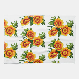 Fantasy Poppies   Tea Towel