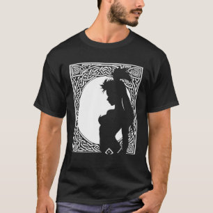 Fantasy Post Punk Celtic Tribal Batcave Girl Gothi T-Shirt