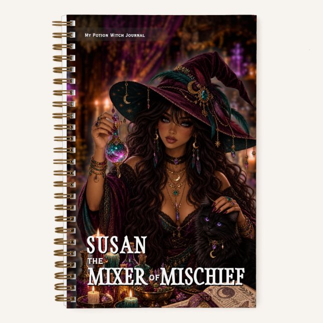 Fantasy Potion Mixer Notebook (Front)