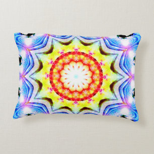 Fantasy Priest Mage Magcial Vibrant Mandela Decorative Cushion