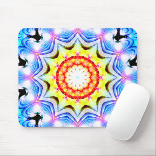 Fantasy Priest Mage Magical Vibrant Mandela Mouse Mat