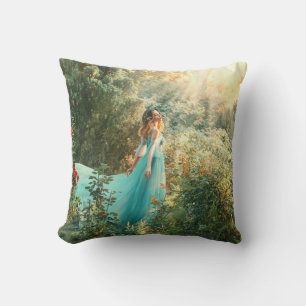 Fantasy Princess: Summer Nature Vintage. Cushion