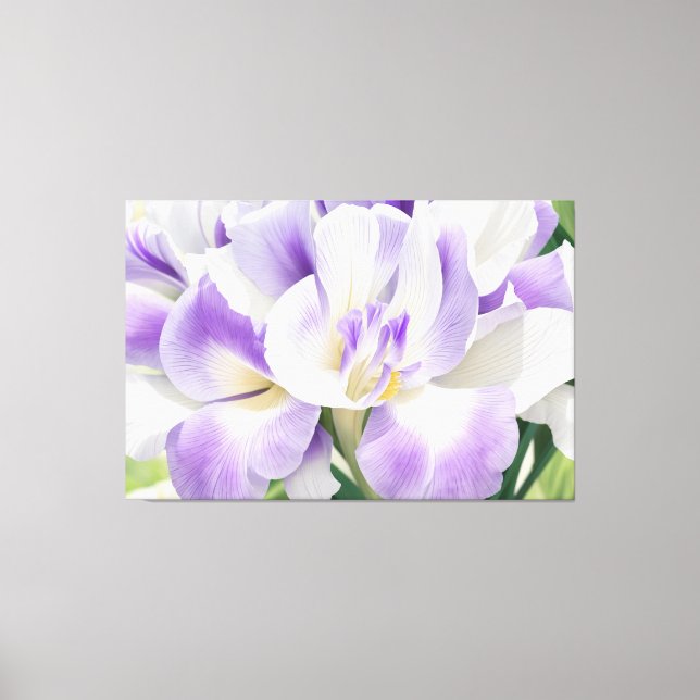 *~* Fantasy Purple TV2 Stretched Canvas Print (Front)