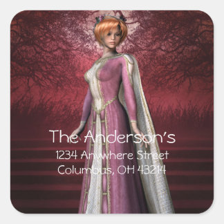 Fantasy Queen 2 Return Address Stickers