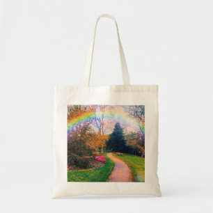 Fantasy Rainbow Garden Tote Bag
