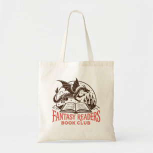 Fantasy readers book club tote bag