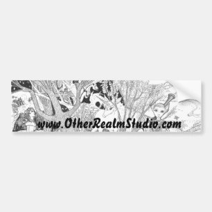 Fantasy Realm Bumper Sticker