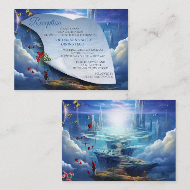 Fantasy Realms of Magic Scenery designs Enclosure Card (Front/Back)