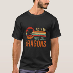 Fantasy Retro Gaming Roleplay Just A Boy Who Loves T-Shirt