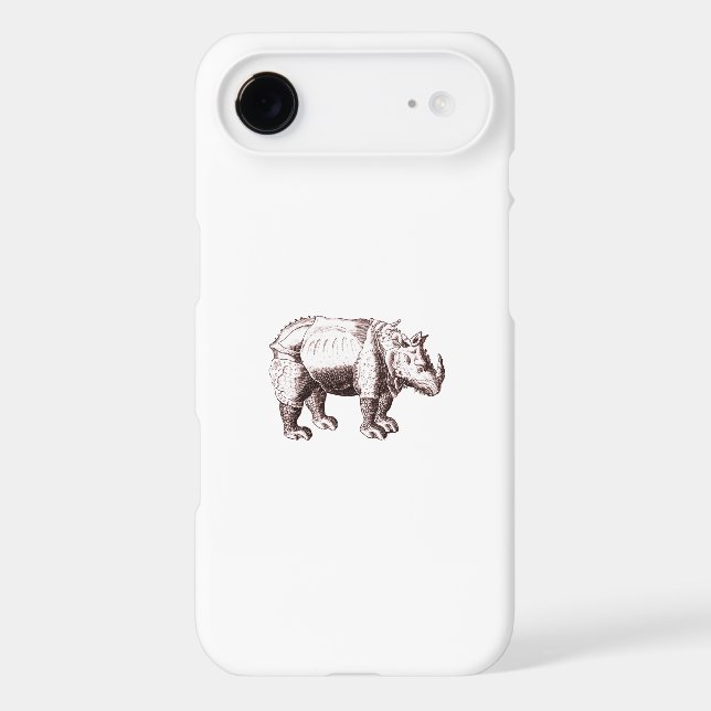 Fantasy Rhino After Albrecht Durer Case-Mate iPhone Case (Back)