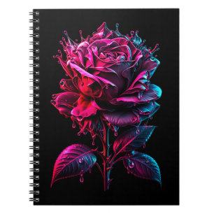 Fantasy rose notebook