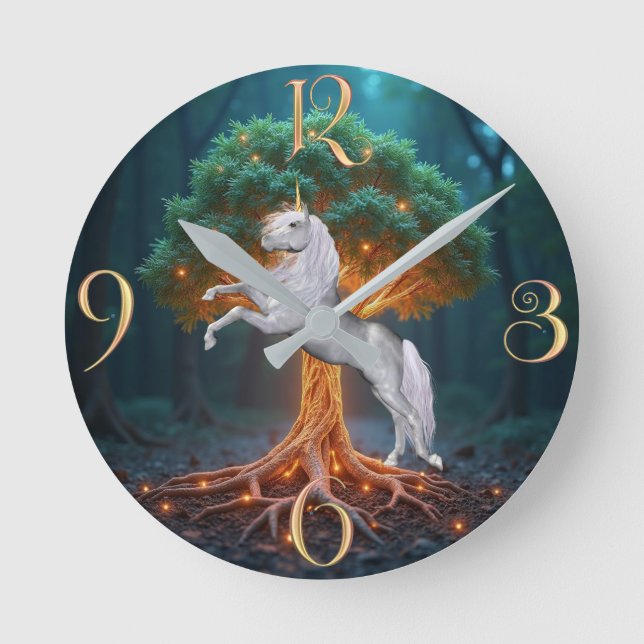 Fantasy  round clock (Front)