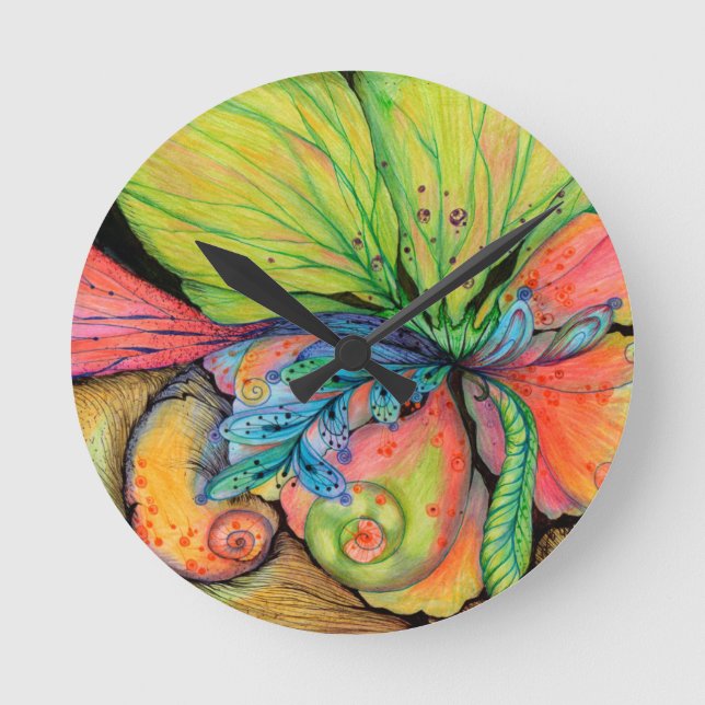 Fantasy Round Clock (Front)