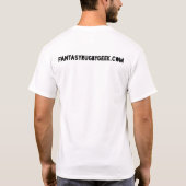 Fantasy Rugby Geek American Football T-Shirt (Back)