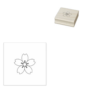 Fantasy Sakura (Cherry Blossom Rubber Stamp