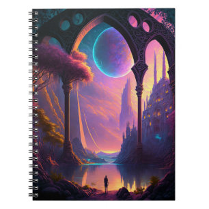Fantasy Science Fiction Landscape Notebook