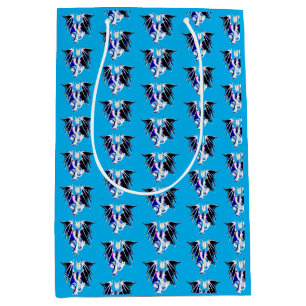 Fantasy Sea Beast Dragon Blue Mythical Creature Medium Gift Bag